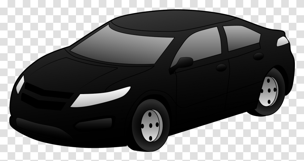 Car Black And White Clipart Car Clip Art, Vehicle, Transportation, Automobile, Sedan Transparent Png