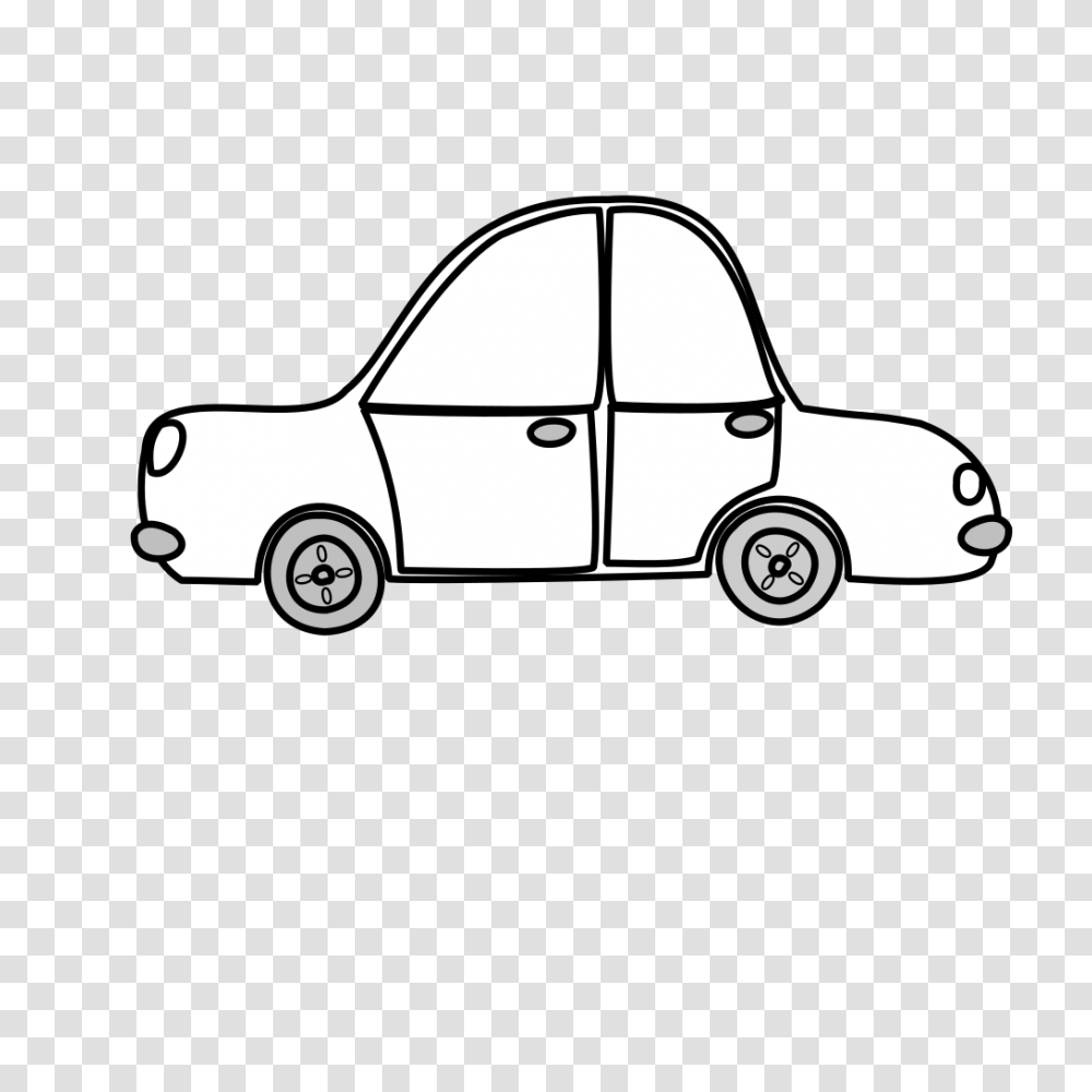 Car Black And White Clipart Non Living Things Clipart Black And White, Van, Vehicle, Transportation, Wheel Transparent Png
