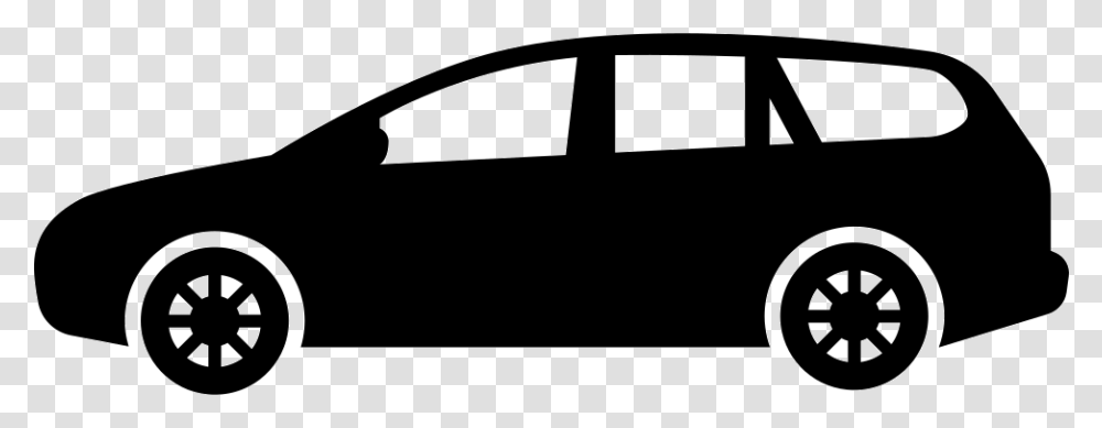 Car Black And White Side View Sedan Car Icon, Logo, Vehicle, Transportation Transparent Png