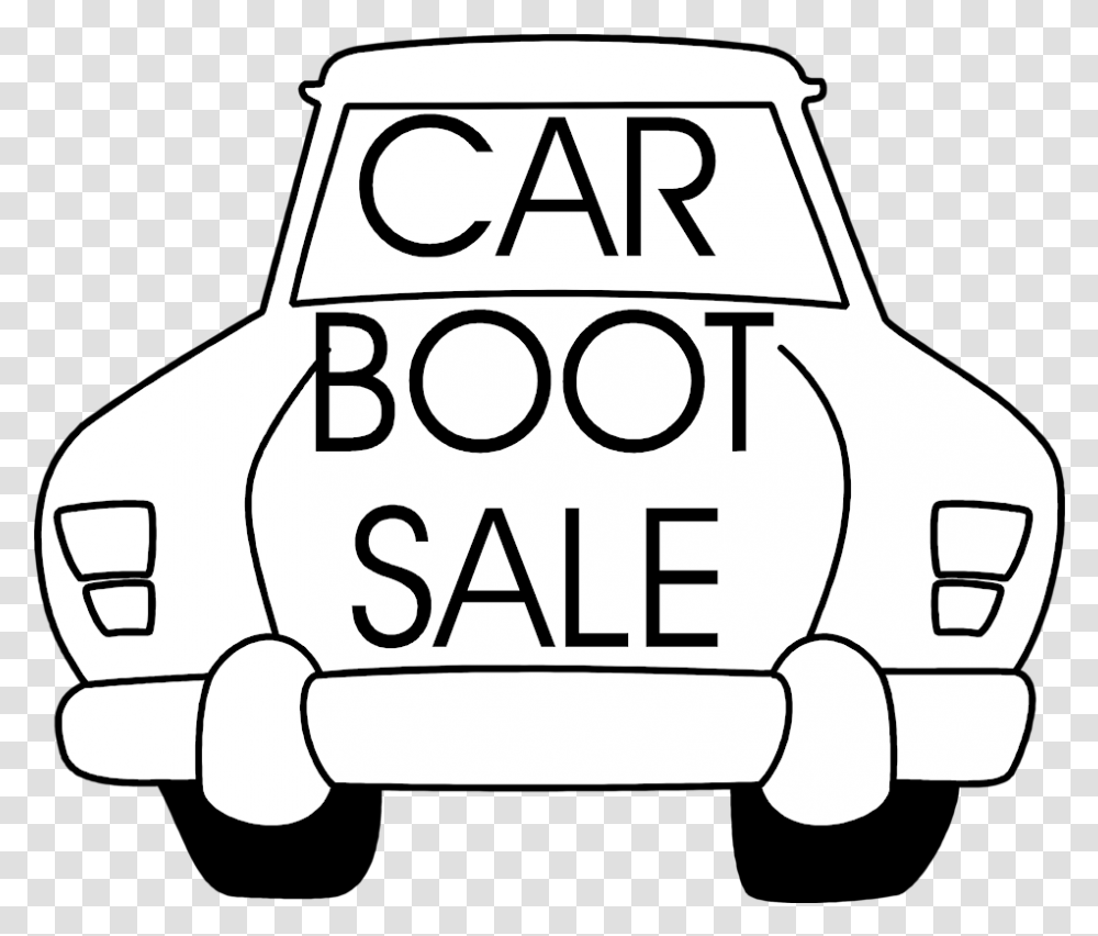 Car Boot Sale Clip Art Car Boot Sale Icon Black And White, Vehicle, Transportation, Van, Ambulance Transparent Png
