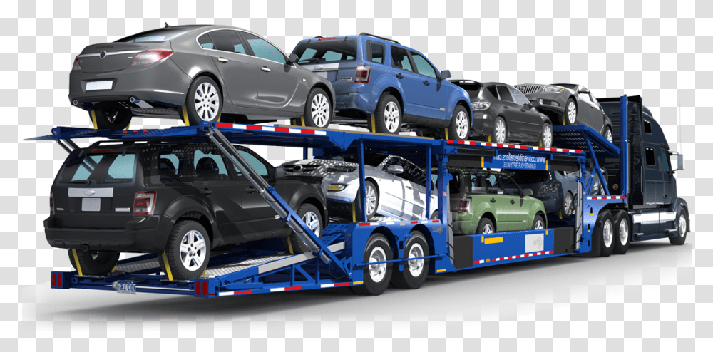 Car Carrier Full, Vehicle, Transportation, Wheel, Machine Transparent Png