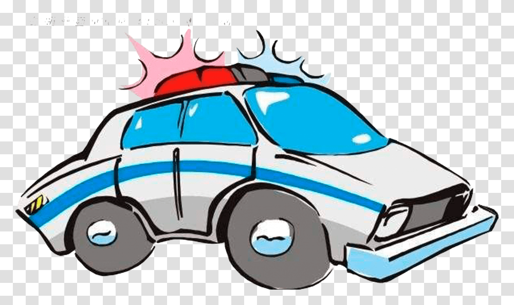 Car Cartoon Cartoon Police Car Transparent Png