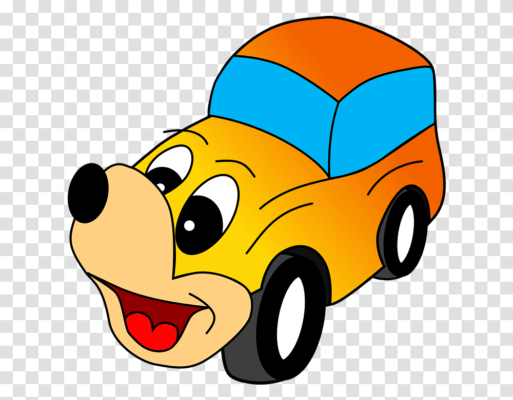 Car Cartoon Dog Gambar Mobil Lucu Kartun, Vehicle, Transportation, Automobile, Taxi Transparent Png