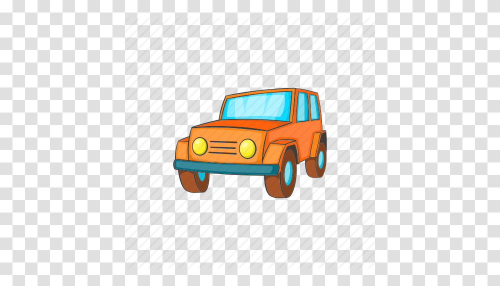 Car Cartoon Jeep Transport Transportation Vehicle Wheel Icon, Automobile, Machine, Suv, Tire Transparent Png