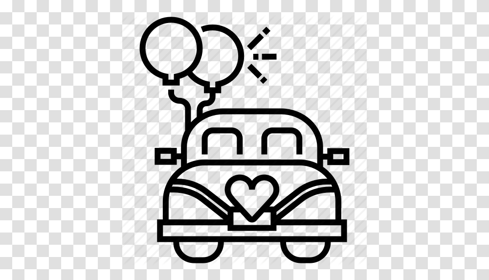 Car Ceremony Honeymoon Just Married Marriage Wedding Icon, Vehicle, Transportation, Tool, Cushion Transparent Png