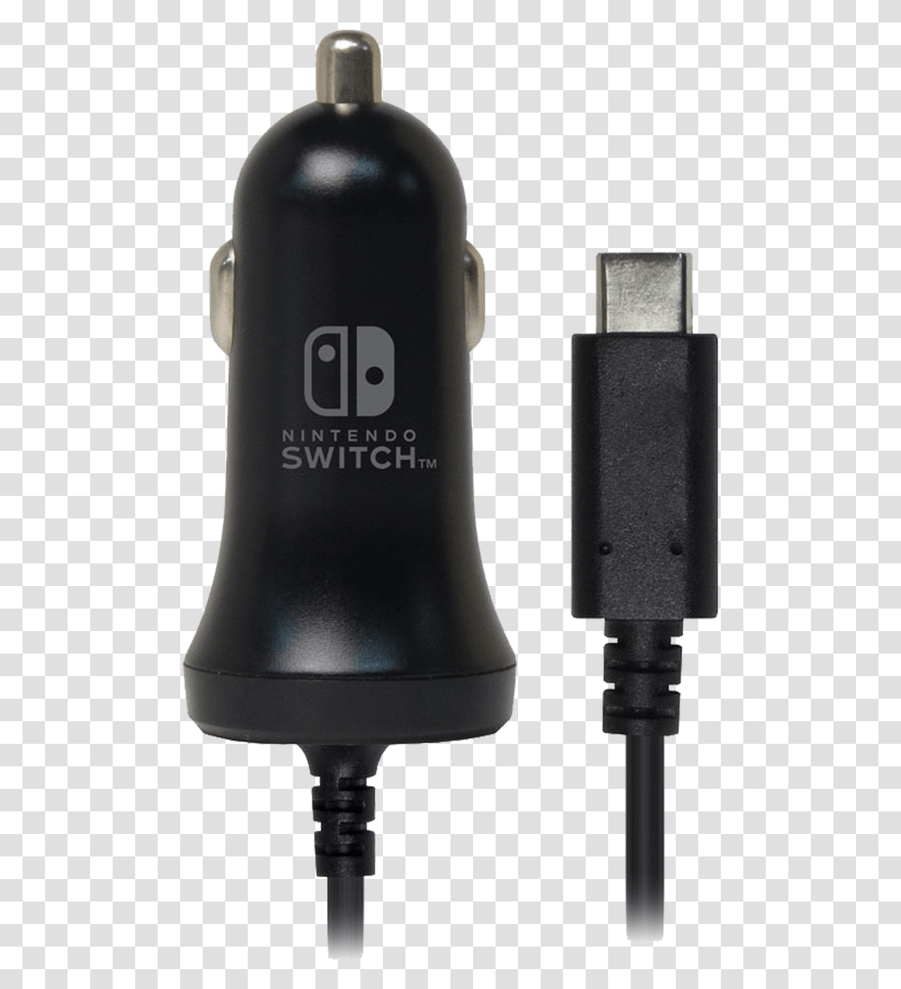 Car Charger For Nintendo Switch Nintendo Switch Car Charger Hori, Adapter, Lamp Transparent Png