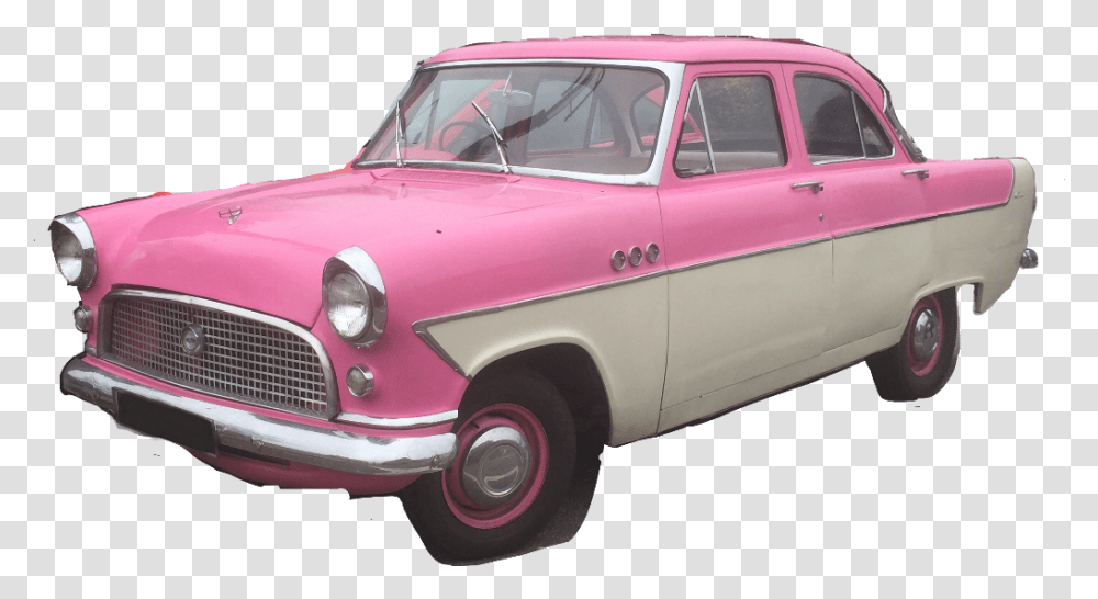 Car Clasic Retro Pink Old Girly Cars Clasiccars Freetoe Antique Car, Vehicle, Transportation, Automobile, Pickup Truck Transparent Png