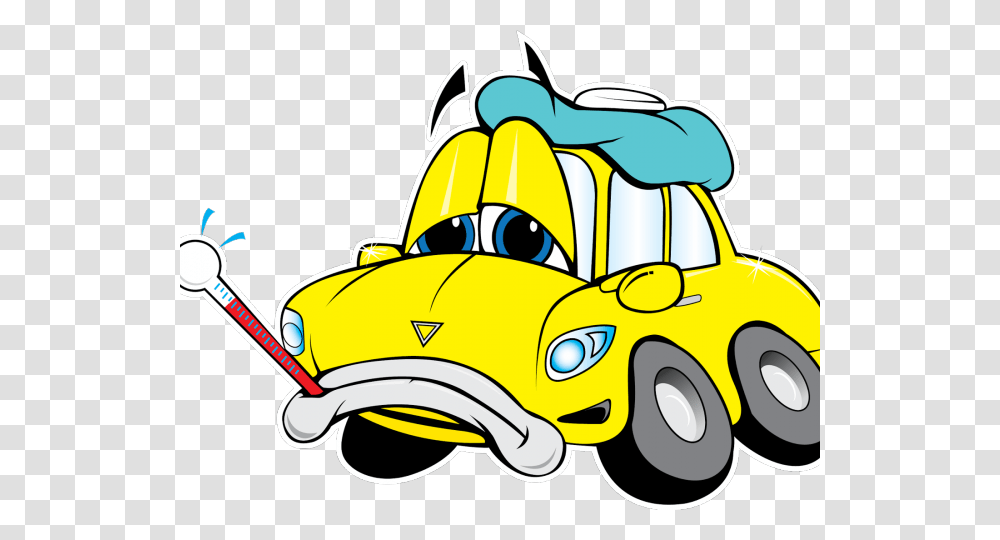 Car Clipart Clipart Car Owner Cartoon Car Break Down, Vehicle, Transportation, Automobile, Lawn Mower Transparent Png