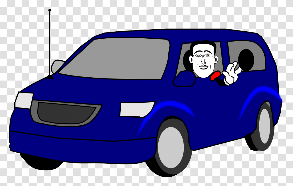 Car Clipart Man My Car Clipart, Vehicle, Transportation, Automobile, Van Transparent Png