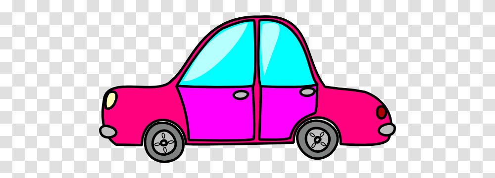 Car Clipart Pink Non Living Things Cartoon, Vehicle, Transportation, Automobile, Suv Transparent Png