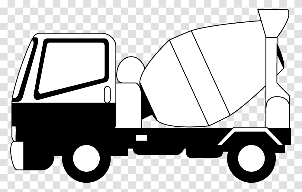 Car Concrete Mixer Truck Clip Art Concrete Mixer Truck Clipart, Vehicle, Transportation, Van, Moving Van Transparent Png