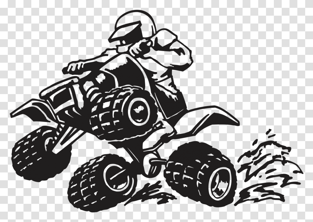 Car Decal All Terrain Vehicle Sticker Motorcycle Stickers Quad, Atv, Transportation, Lawn Mower, Tool Transparent Png