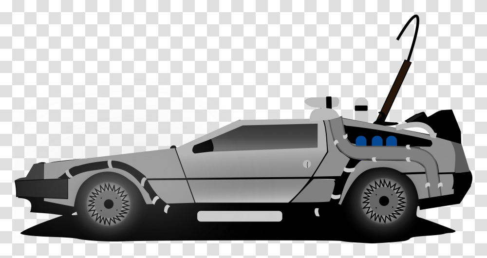 Car Delorean Icons, Vehicle, Transportation, Sports Car, Wheel Transparent Png