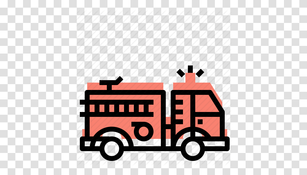 Car Engine Fire Truck Icon, Transportation, Vehicle, Van, Shipping Container Transparent Png