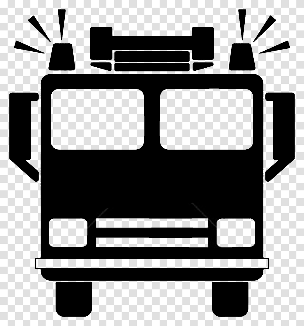 Car Fire Engine Truck Silhouette Clip Art Silhouette Fire Truck Clipart, Piano, Leisure Activities, Outdoors, Building Transparent Png