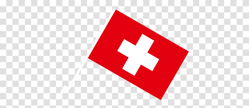 Car Flag Swiss Flag Pole, First Aid, Logo, Symbol, Trademark Transparent Png
