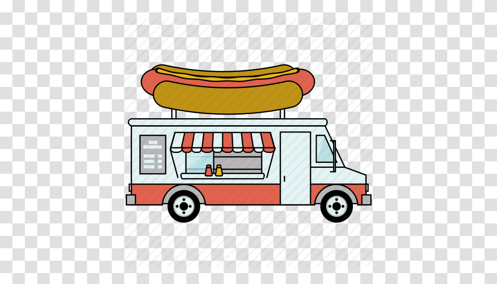 Car Food Food Truck Gastronomy Hot Dog Restaurant Small, Vehicle, Transportation, Van, Bus Transparent Png
