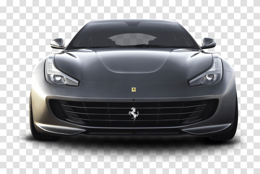 Car Front View Image With No Ferrari Gtc4 Lusso Front, Vehicle, Transportation, Windshield, Sports Car Transparent Png