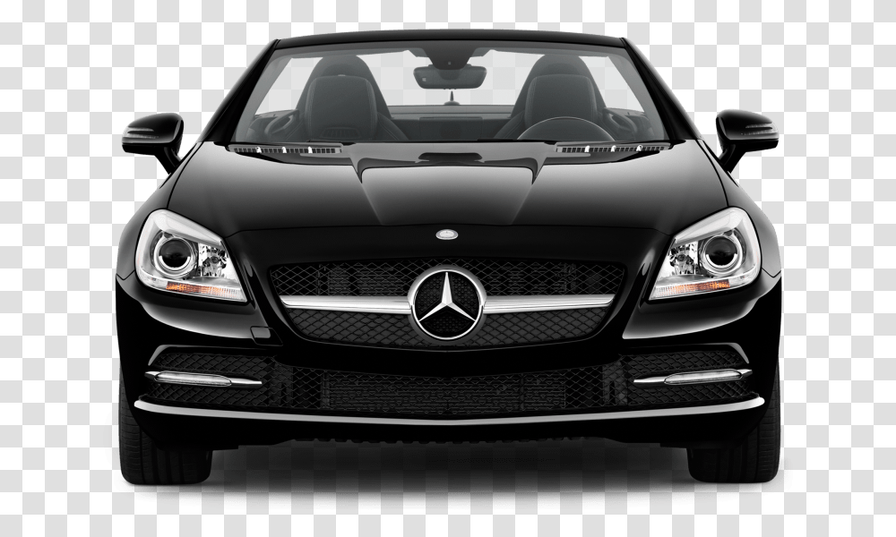 Car Front View Picture Black Mercedes Car, Vehicle, Transportation, Automobile, Jaguar Car Transparent Png