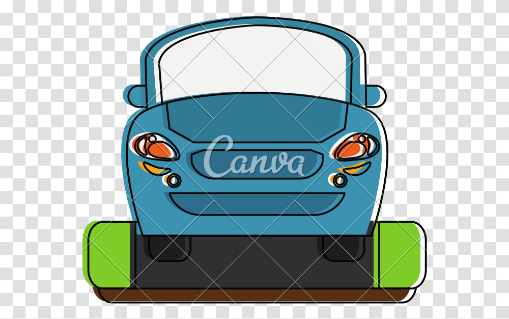 Car Front View Vector Icon Illustration Icons By Canva Illustration, Bumper, Vehicle, Transportation, Car Wash Transparent Png