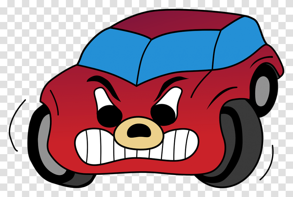 Car Furious Automobile Angry Car Clipart, Mask Transparent Png