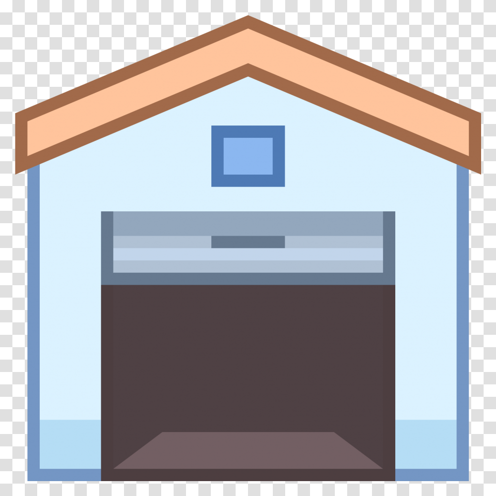 Car Garage Clip Royalty Free Stock Open Garage Door Clipart, Housing, Building, Mailbox, Letterbox Transparent Png