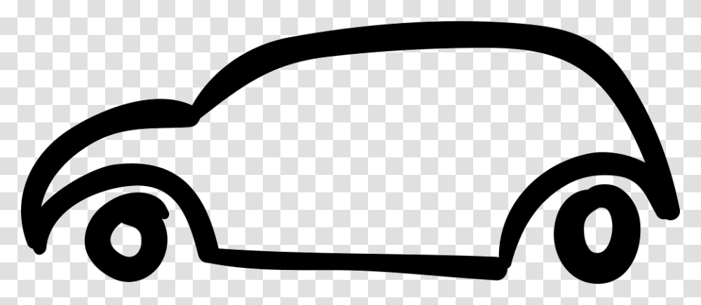 Car Hand Drawn Shape Icon, Lawn Mower, Tool, Sunglasses, Accessories Transparent Png