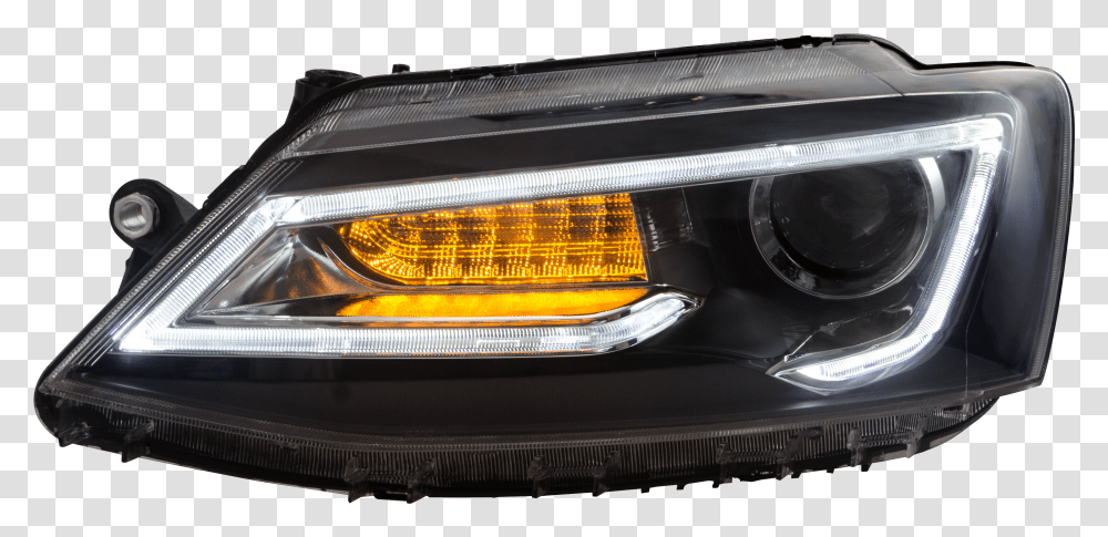 Car Head Light For Jetta Led Headlight Car Front Light Transparent Png