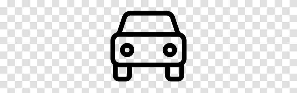 Car Icon Outline Front View, Gray, World Of Warcraft Transparent Png