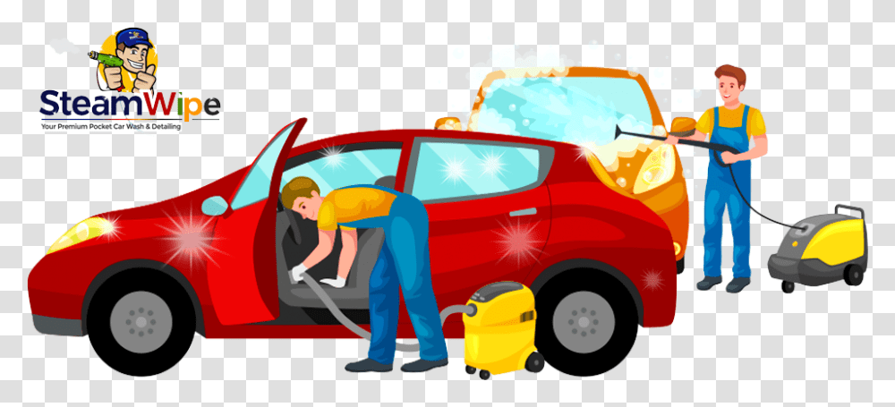 Car Interior Cleanig Vector, Person, Car Wash, Vehicle, Transportation Transparent Png