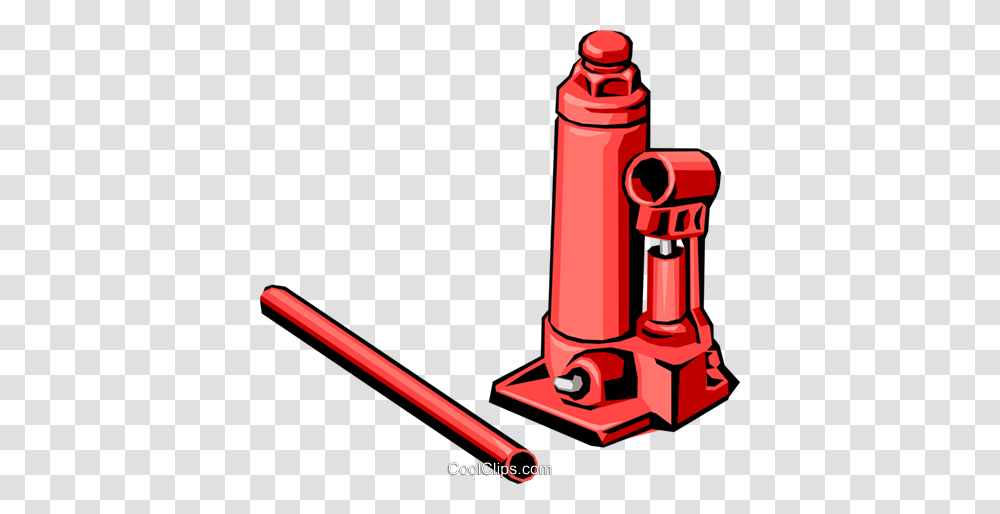 Car Jack Royalty Free Vector Clip Art Illustration, Hydrant, Fire Hydrant, Gas Pump, Machine Transparent Png