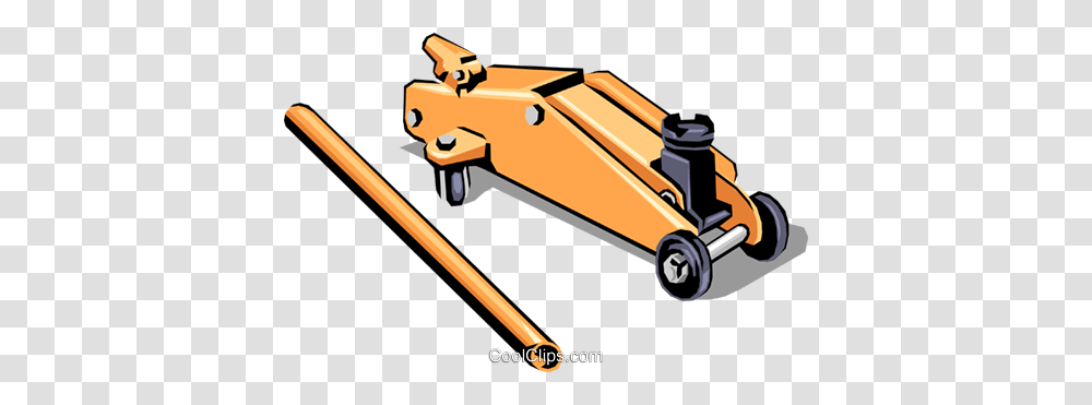 Car Jack Royalty Free Vector Clip Art Illustration, Vehicle, Transportation, Gun, Boat Transparent Png