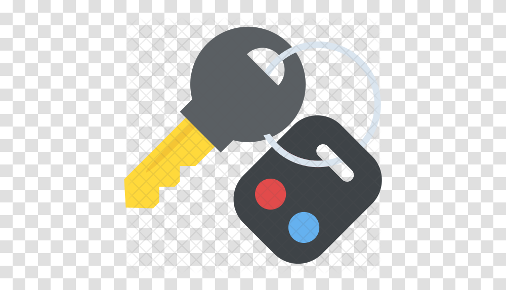 Car Key Icon Of Flat Style Cartoon Car Keys, Guitar, Leisure Activities, Musical Instrument, Bomb Transparent Png