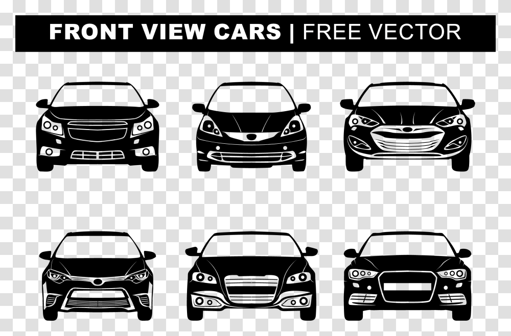 Car Light Car Silhouette Vector Front, Bumper, Vehicle, Transportation, Label Transparent Png