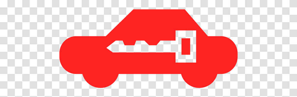 Car Lock Symbol In Red Car, First Aid, Weapon, Weaponry Transparent Png