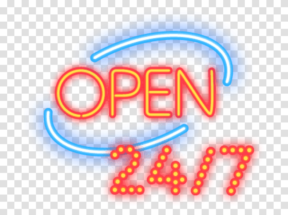 Car Locksmith 24 Hour Open Logo, Light, Toy, Neon, Lighting Transparent Png
