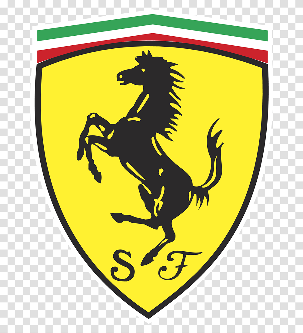 Car Logos With Horse Brands Car Logos Meaning And Ferrari Logo, Armor, Symbol, Trademark, Emblem Transparent Png