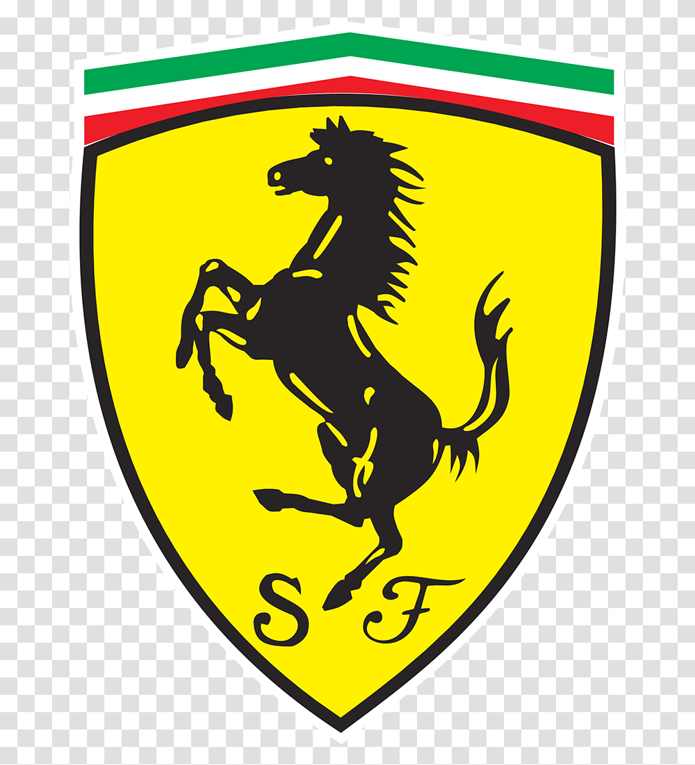Car Logos With Horse Driversng Blog Ferrari Logo, Symbol, Trademark, Emblem, Poster Transparent Png