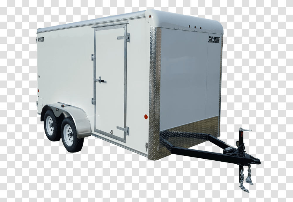 Car Mate Trailers 7 X 14 Hd Sportster Enclosed Cargo Front Trailer, Moving Van, Vehicle, Transportation, Machine Transparent Png