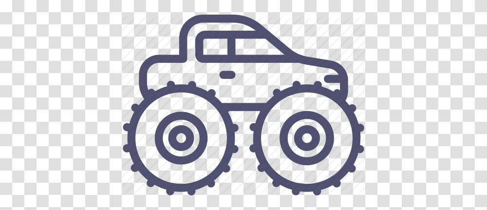 Car Monster Truck Wheels Icon, Electronics, Machine, Clock Tower, Engine Transparent Png