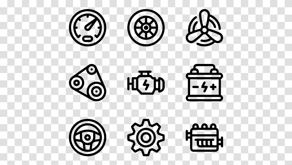Car Motor Icon Packs Hand Drawn Social Media Icons, Gray, World Of Warcraft Transparent Png