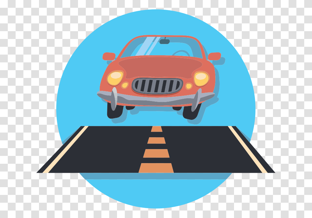 Car On Road Clip Art, Vehicle, Transportation, Jeep Transparent Png