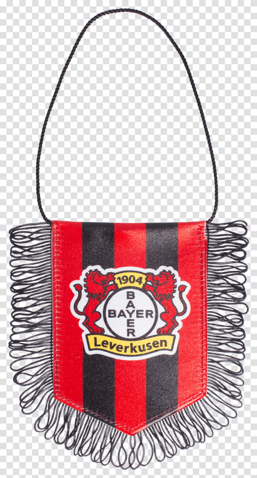 Car Pennant Blackred Bayer 04 Leverkusen Fanshop Tote Bag, Handbag, Accessories, Accessory, Purse Transparent Png