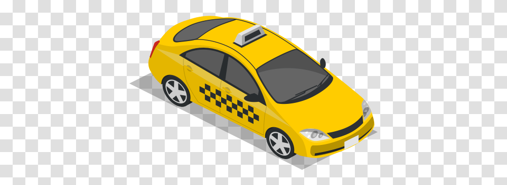 Car Public Transport Taxi Vehicle Icon Isometric Car, Transportation, Automobile, Cab Transparent Png