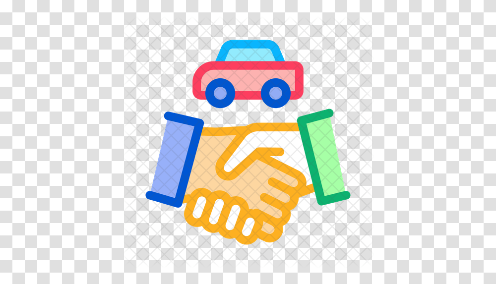 Car Purchase Deal Icon Car Purchase Icon, Hand, Text, Handshake, Toy Transparent Png