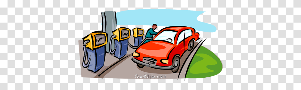 Car Refilling Gasoline Royalty Free Vector Clip Art Illustration, Vehicle, Transportation, Car Wash, Sports Car Transparent Png