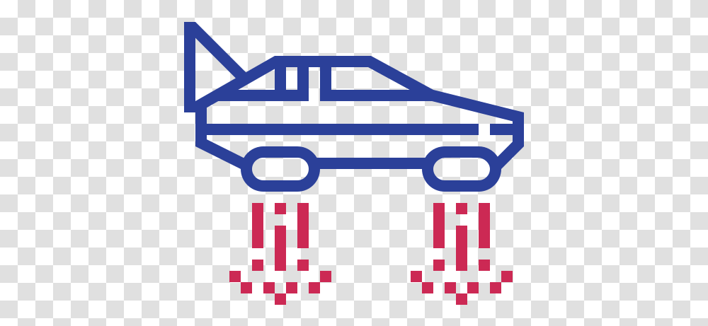Car Return To The Future Free Icon Of Science And Fiction Future Icon, Scoreboard, Gun, Weapon, Weaponry Transparent Png