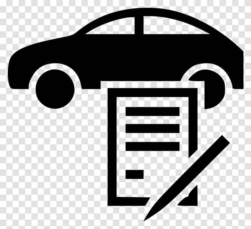 Car Sale Contract Svg Icon Free Download Clipart Car And Contract Icon, Machine, Gas Pump, Gas Station Transparent Png