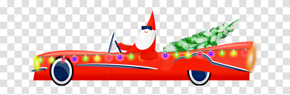 Car Santa Claus, Vehicle, Transportation, Automobile, Formula One Transparent Png