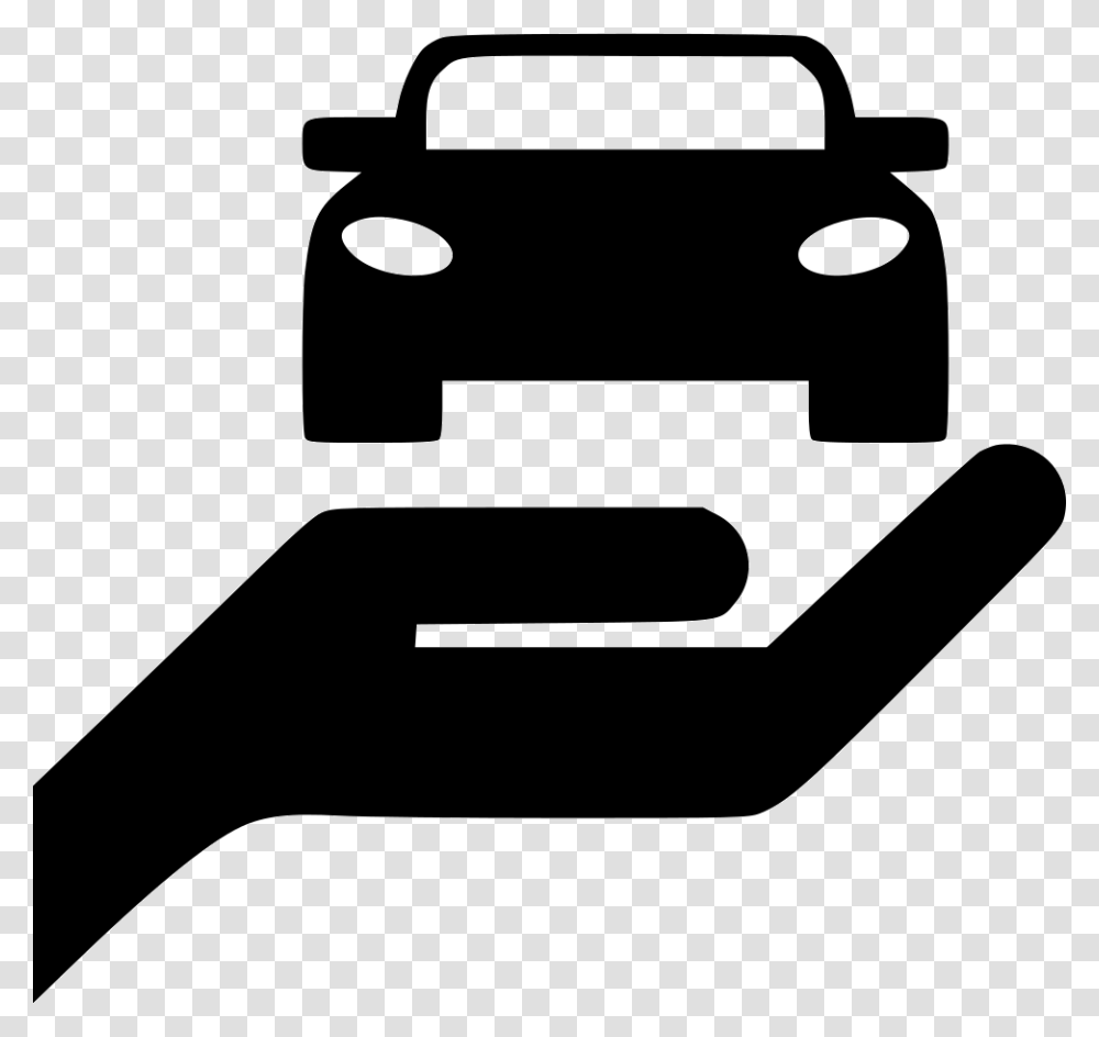 Car Service Auto Automobile Transport Lease Hand Svg Car Service Icon, Bumper, Vehicle, Transportation, Stencil Transparent Png
